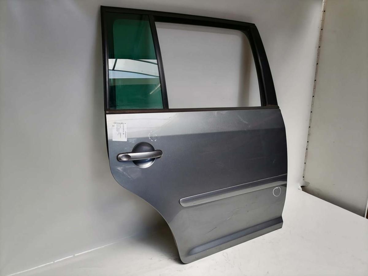VW Touran 1T original Tür hinten rechts LD7X-Platinum Grey Rohbau Bj.2004